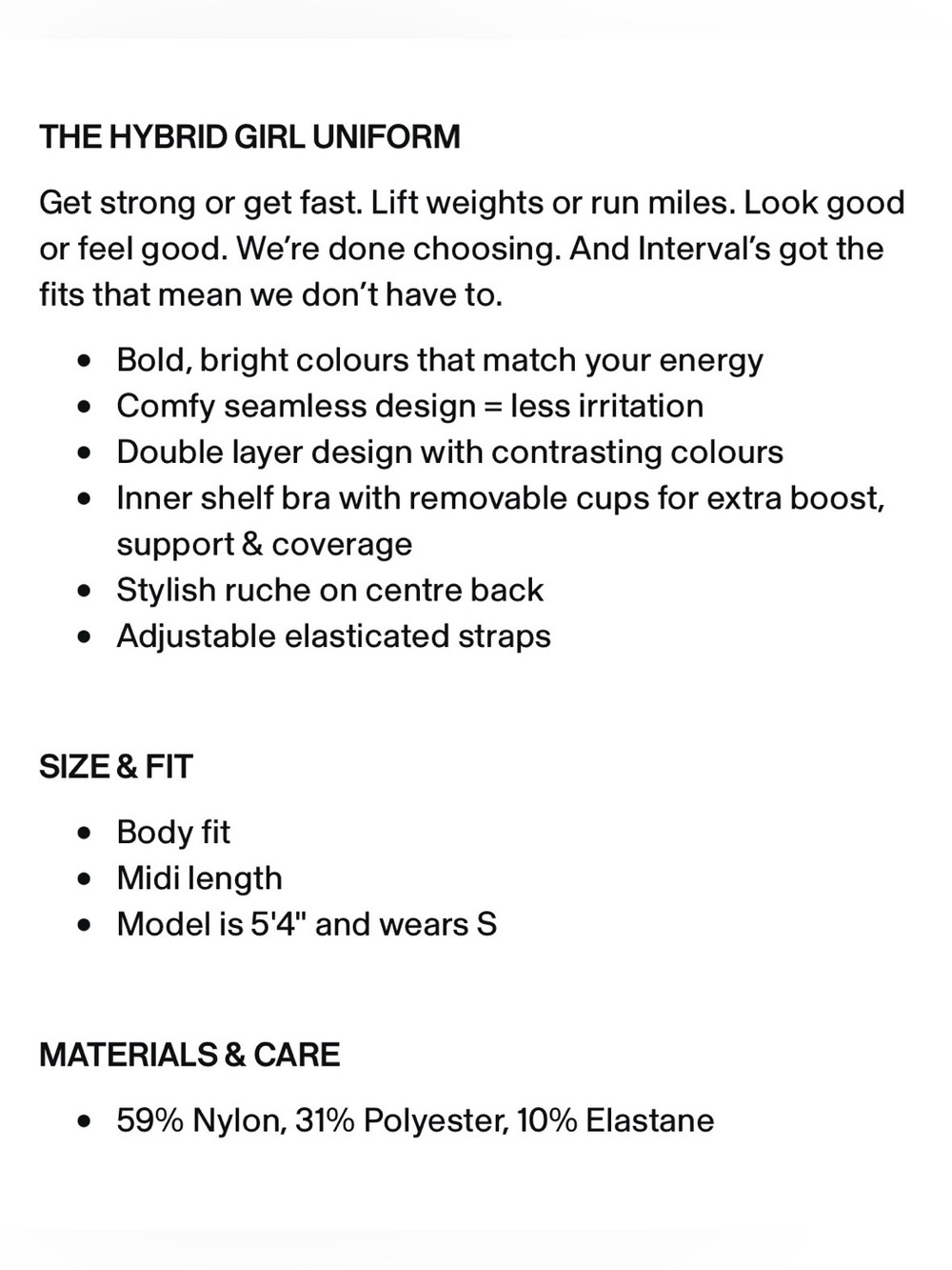 NWOT Gymshark Interval Seamless Midi Tank - Picture 4 of 8